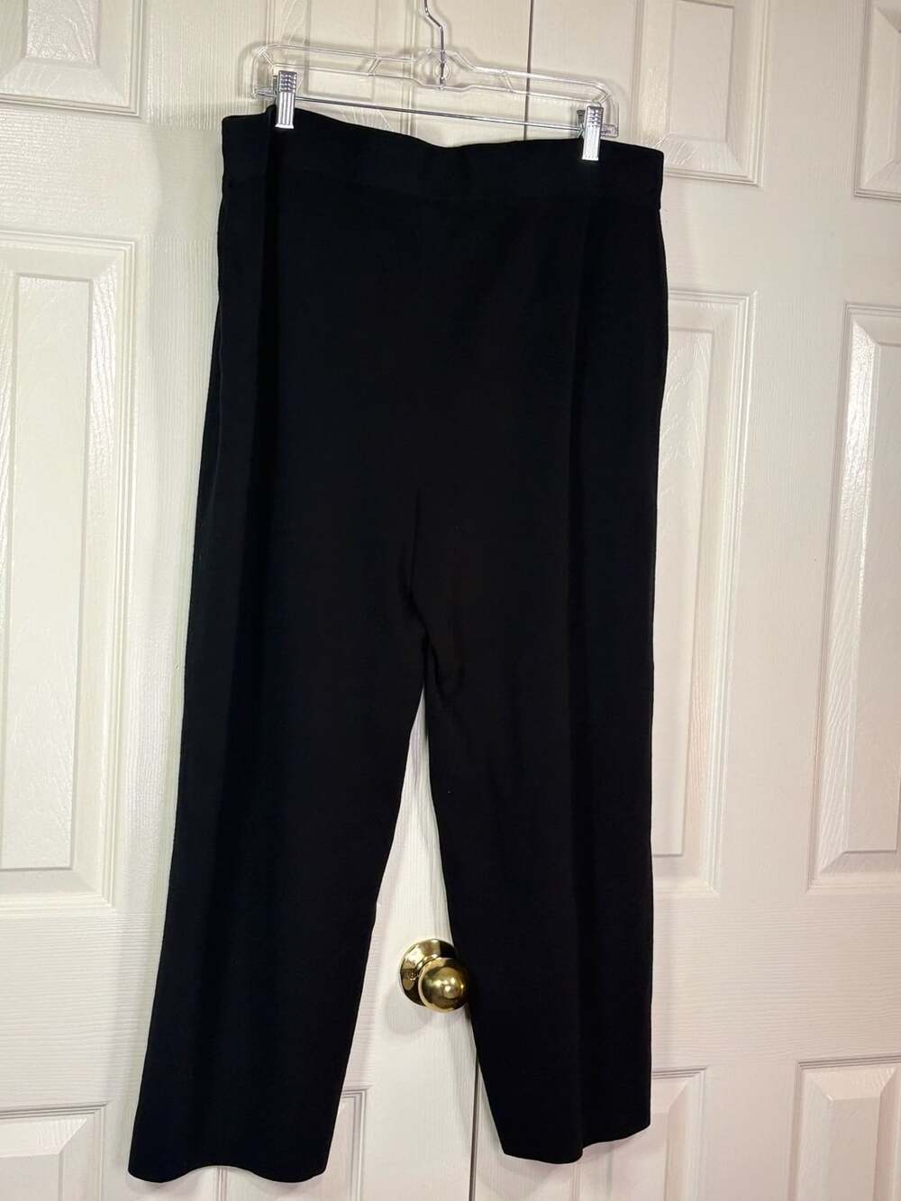 Chico's Zenergy Black High-Rise Wide-Leg Pull-On Pants Size 3 XL - Picture 8 of 8